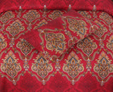 Red Paisley - Bed Sheet Set