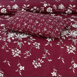 Maroon Whisper - Bed Sheet Set