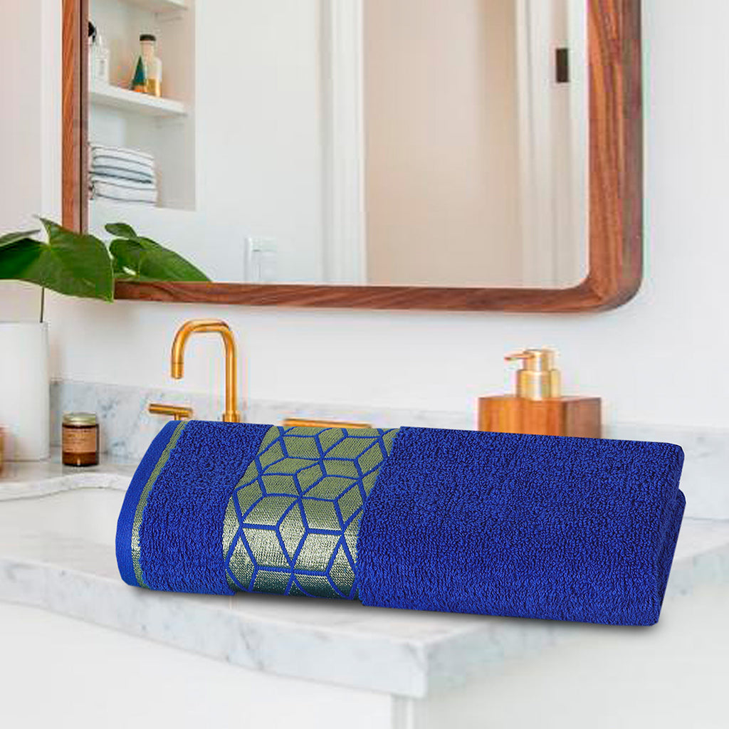 Bath Towel 3D Boeing Blue-493