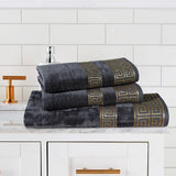 3-Pcs Towel Set Versatile Gray-561