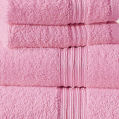 4-Pcs Stripe Towel Set Baby Pink-545
