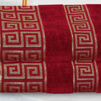 Versatile Bath Towel Maroon (Pack Of 2)-001