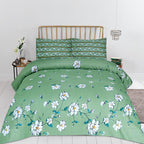Green Petals - Bed Sheet Set