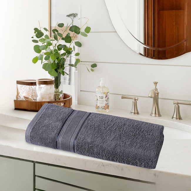 High Quality Bath Towel Twine Gray-553 Hover Image