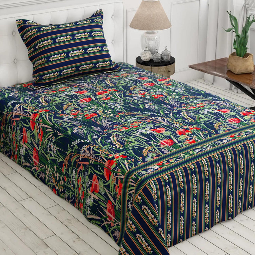 Midnight Garden - Bed Sheet Set Single