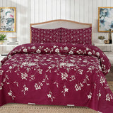 Maroon Whisper - Bed Sheet Set