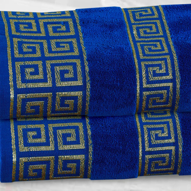 Versatile Bath Towel Royal Blue (Pack Of 2)-005 Main Image