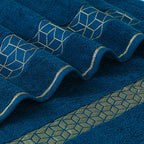 Teal Diamond Bath Towel