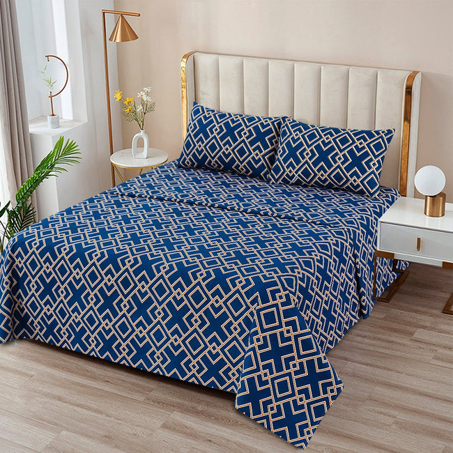 Vector seamless - Bed Sheet Set King Hover Image