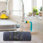 1-Pc Towel Circle Gray-423