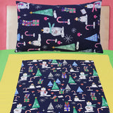 Cartoon Character Bed Sheet pleated Single -30157