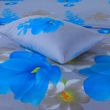 Micro Fiber Bed Sheet 3D Hepatica Flower-30301 RFS