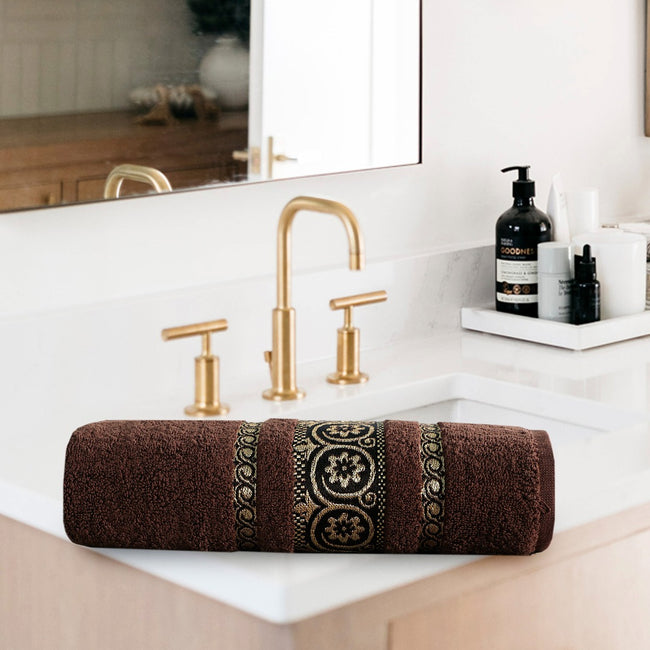 1-Pc Towel Circle Chocolate-420 Hover Image