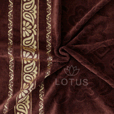 Chocolate Imperial Leaf - Jacquard Bath Towel