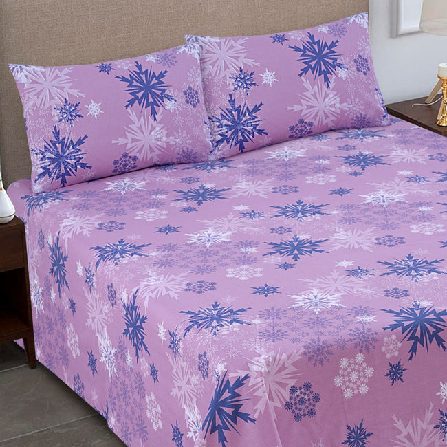 Snowflake Bed Sheet Set Single Hover Image