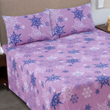 Snowflake Bed Sheet Set Single