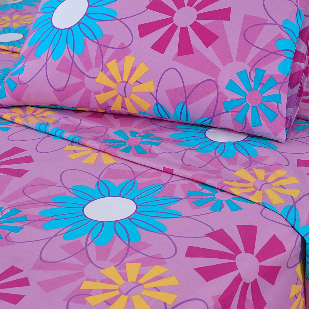 Heritage Floral Bed Sheet Set Single
