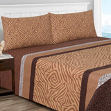 Leopard Print Bed Sheet Set Queen