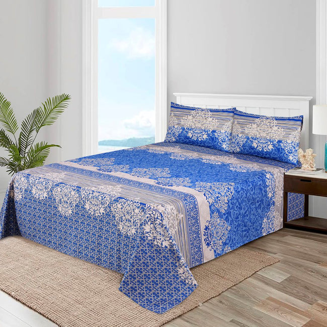 Sky Paisley Bed Sheet Set Queen Hover Image