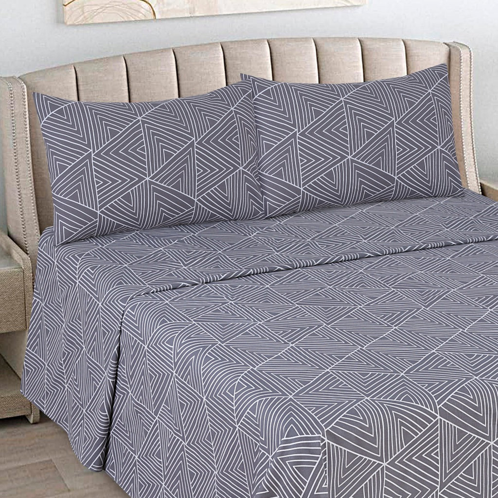 Graphic Bed Sheet Set King