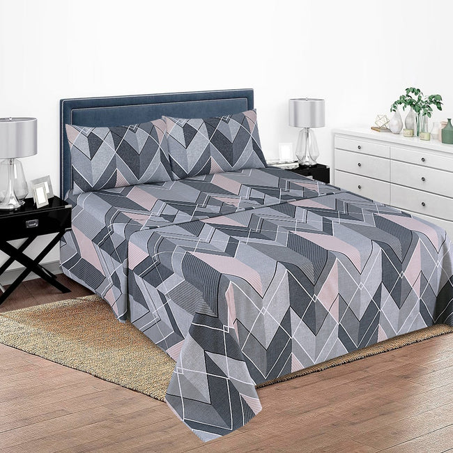 Geometric Bed Sheet Set Queen Hover Image