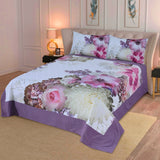 Lady Floral Bed Sheet Set King