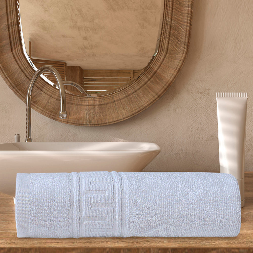Export Quality White Bath Towel Versatile