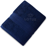 Navy V Stripe -  Bath Towel