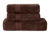 Chocolate V Stripe - 3-Pcs Towel Set