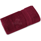 Maroon V Stripe -  Bath Towel