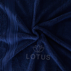 Navy V Stripe - 3-Pcs Towel Set