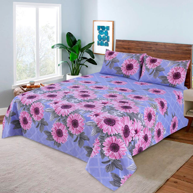 Sunshine Petals - Bed Sheet Set King Hover Image