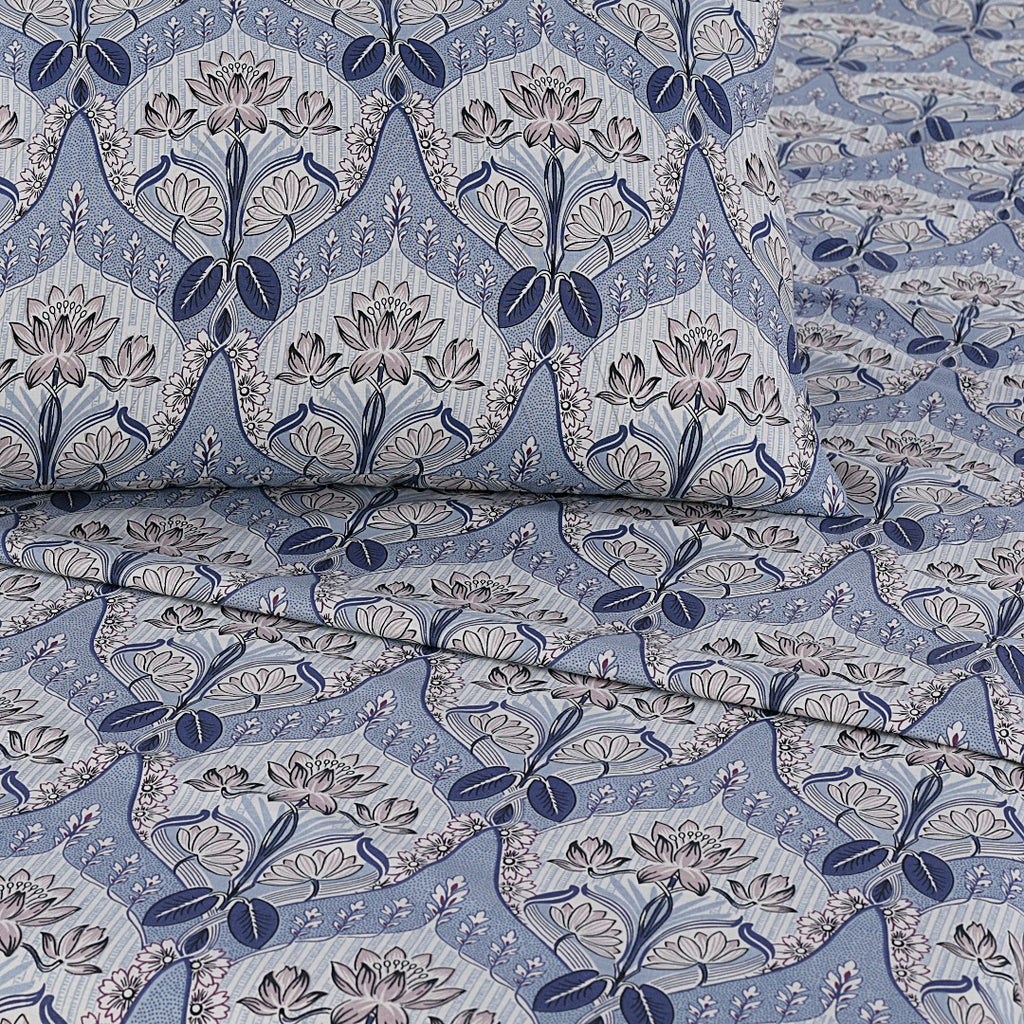 Floral Elegance  Bed Sheet Set King