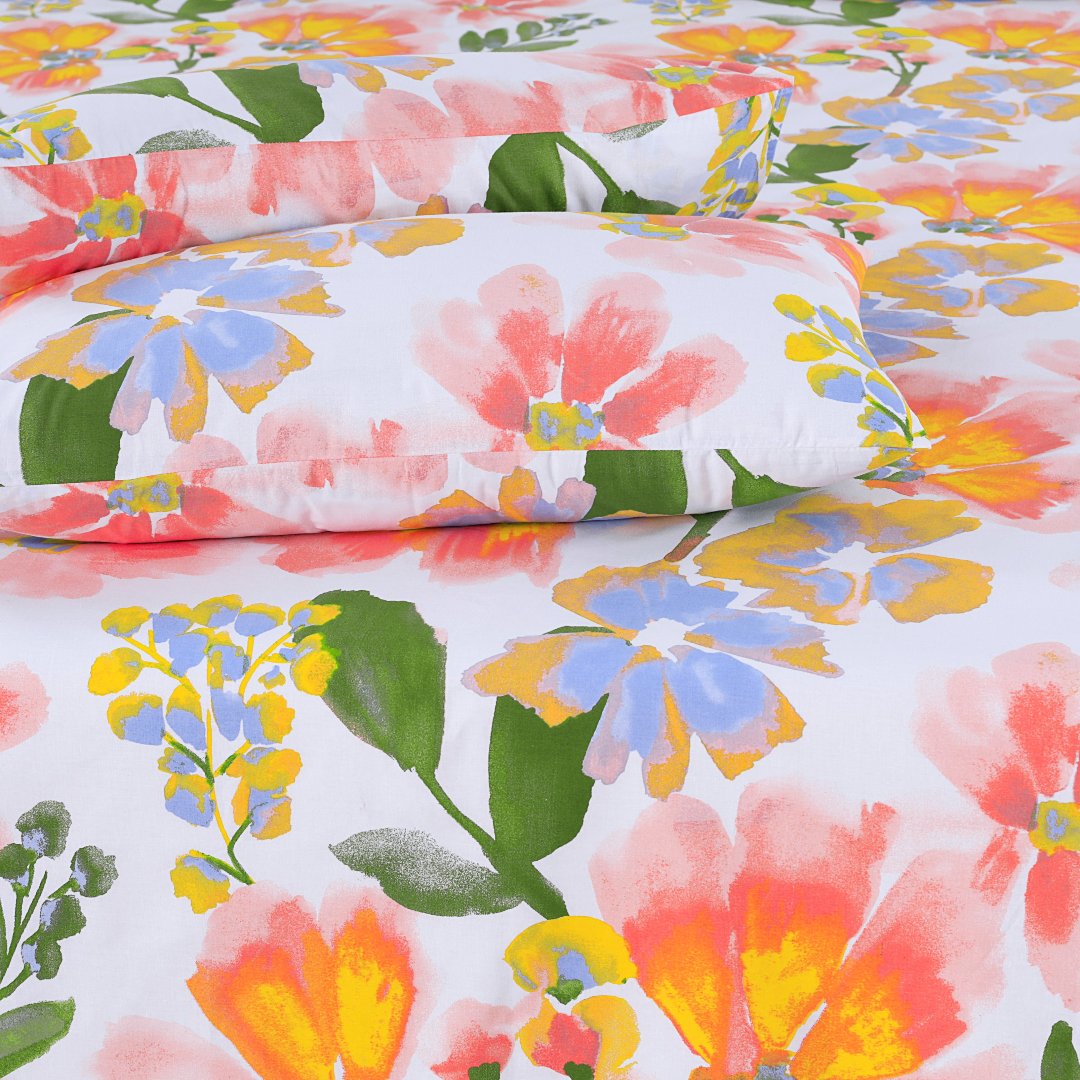 Flower Buds - Fitted Sheet Set King