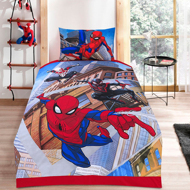 Spiderman 1 - Cartoon Bed Sheet Hover Image