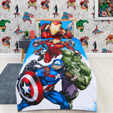 Avengers Multi Characters - Cartoon Bed Sheet