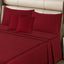 Cotton Sateen Bed Sheet 5 Pcs Set Chili Pepper Seven Stripes King-40144