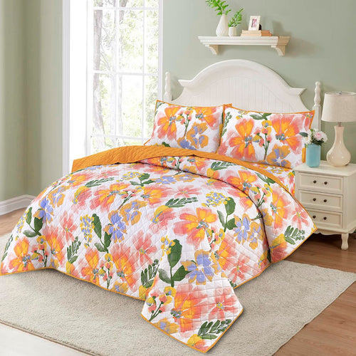 Flower Buds - Summer Comforter Set 6 Pcs