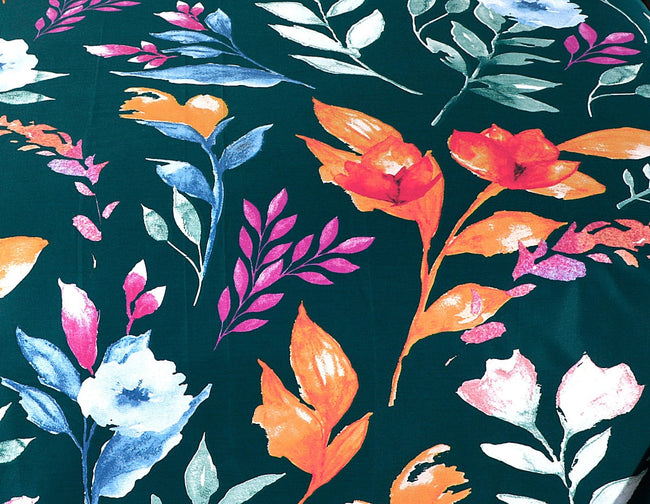 Cotton Sateen Bed Sheet Topical Leaves Single-30114 Main Image