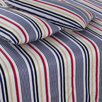 Micro Fiber Bed Sheet Multi Stripe Single-30313