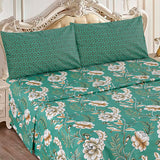 Green Haven Bloom - Bed Sheet Set Single