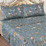 Floral Tranquility - Bed Sheet Set Single