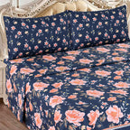 Blue Meadow Dreams - Bed Sheet Set Single