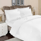 White Stripe Sateen - Duvet Cover Set 6 Pcs