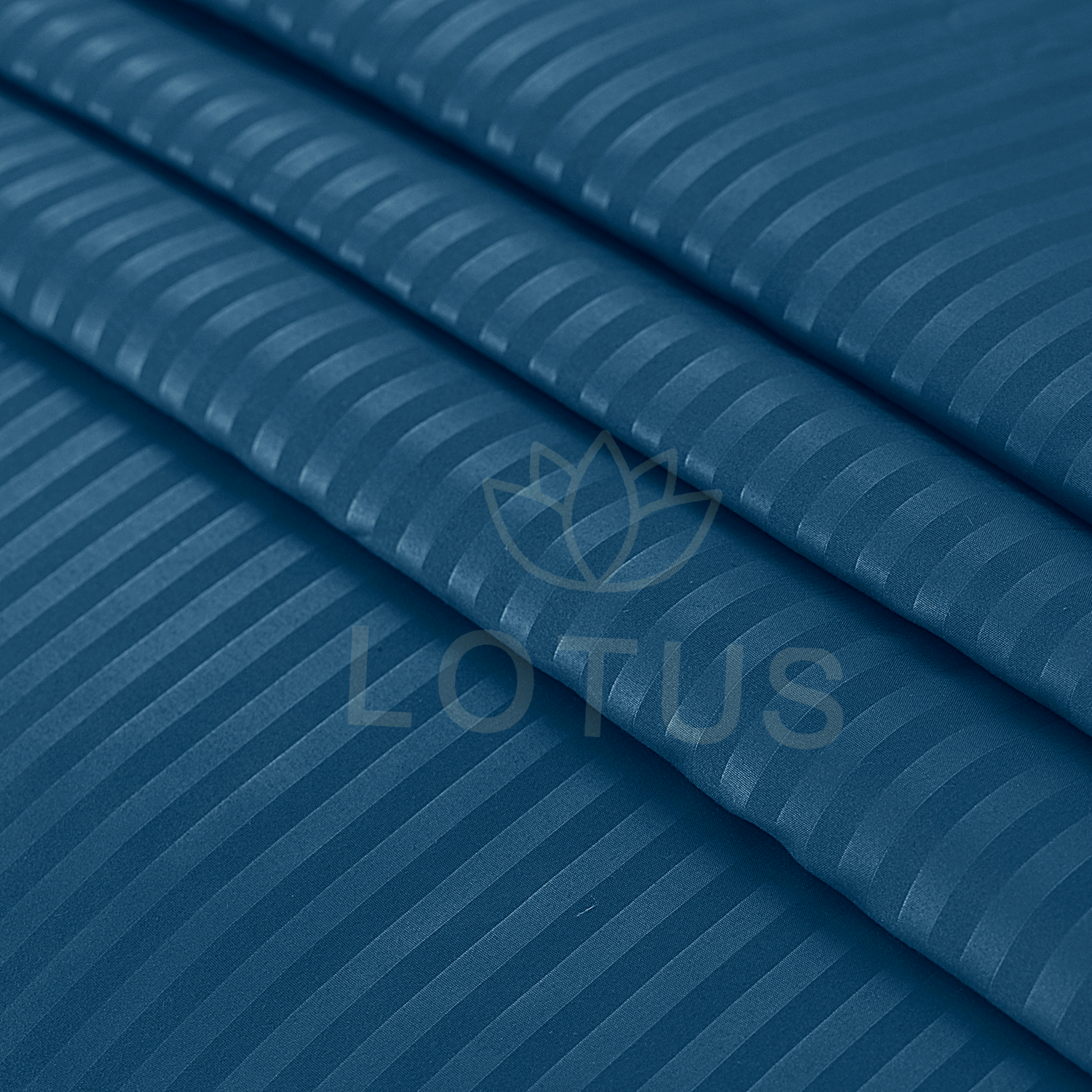 Zinc Stripe Sateen - Bed Sheet Set King