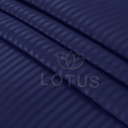 Navy Blue Stripe Sateen - Pillow Cover Pack of 2