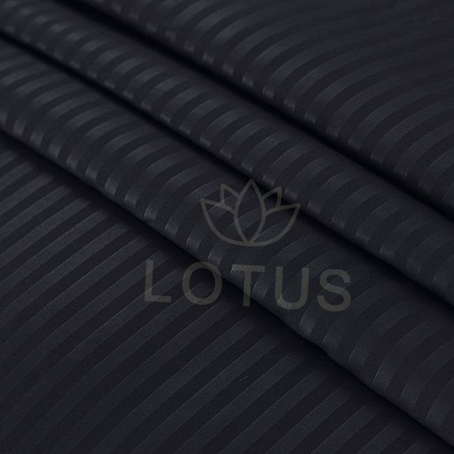 Black Stripe Sateen - Pillow Cover Pack of 2 Main Image