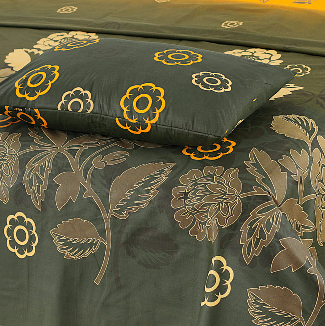 Golden Bloom - Bed Sheet Set Single Main Image