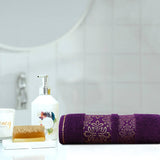 1-Pcs Bath Towel Flower Magenta-448