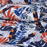 Tropical leaves - Bed Sheet Set Queen - RFS